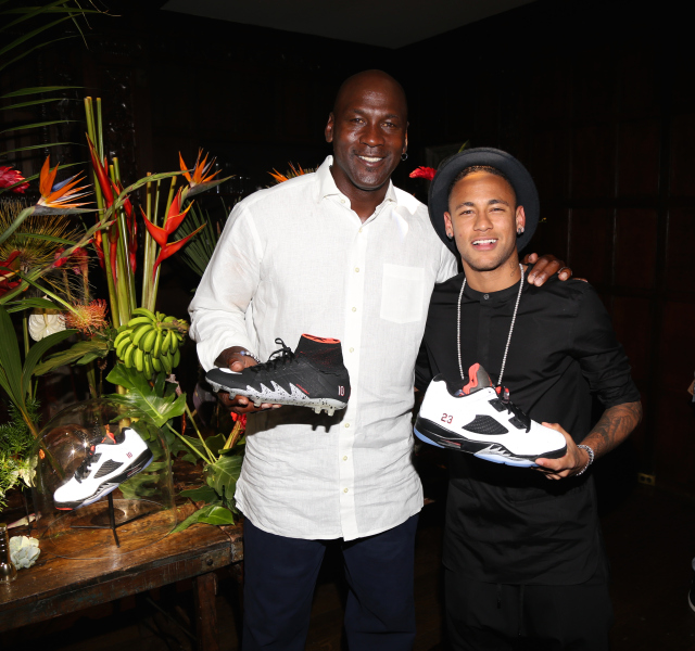 Michael Jordan și Neymar. Sursă foto: goal.com