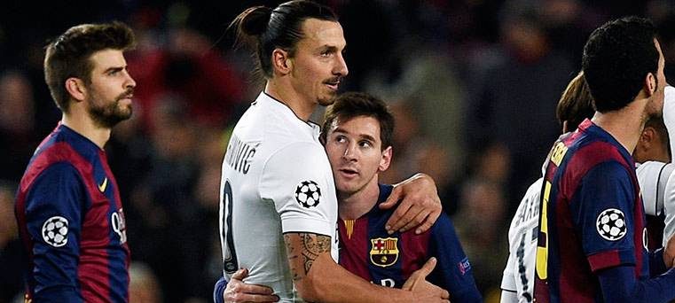 Zlatan îl laudă pe Messi în stilul său. Sursă foto: goal.xom