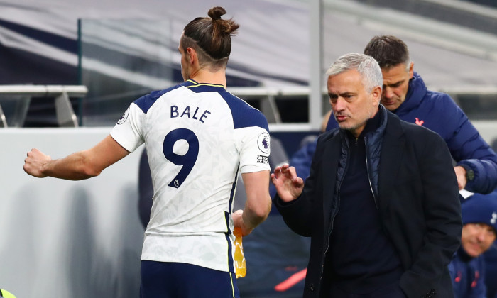 Jose Mourinho și Gareth Bale. sursă foto: goal.com