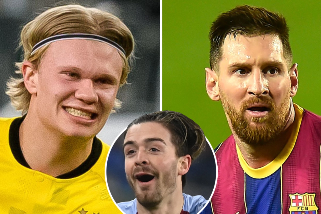 Haaland, Messi și Grealish în aceeași echipă?! Un nou plan de dominație totală în fotbal. Sursă foto: thesun.co.uk