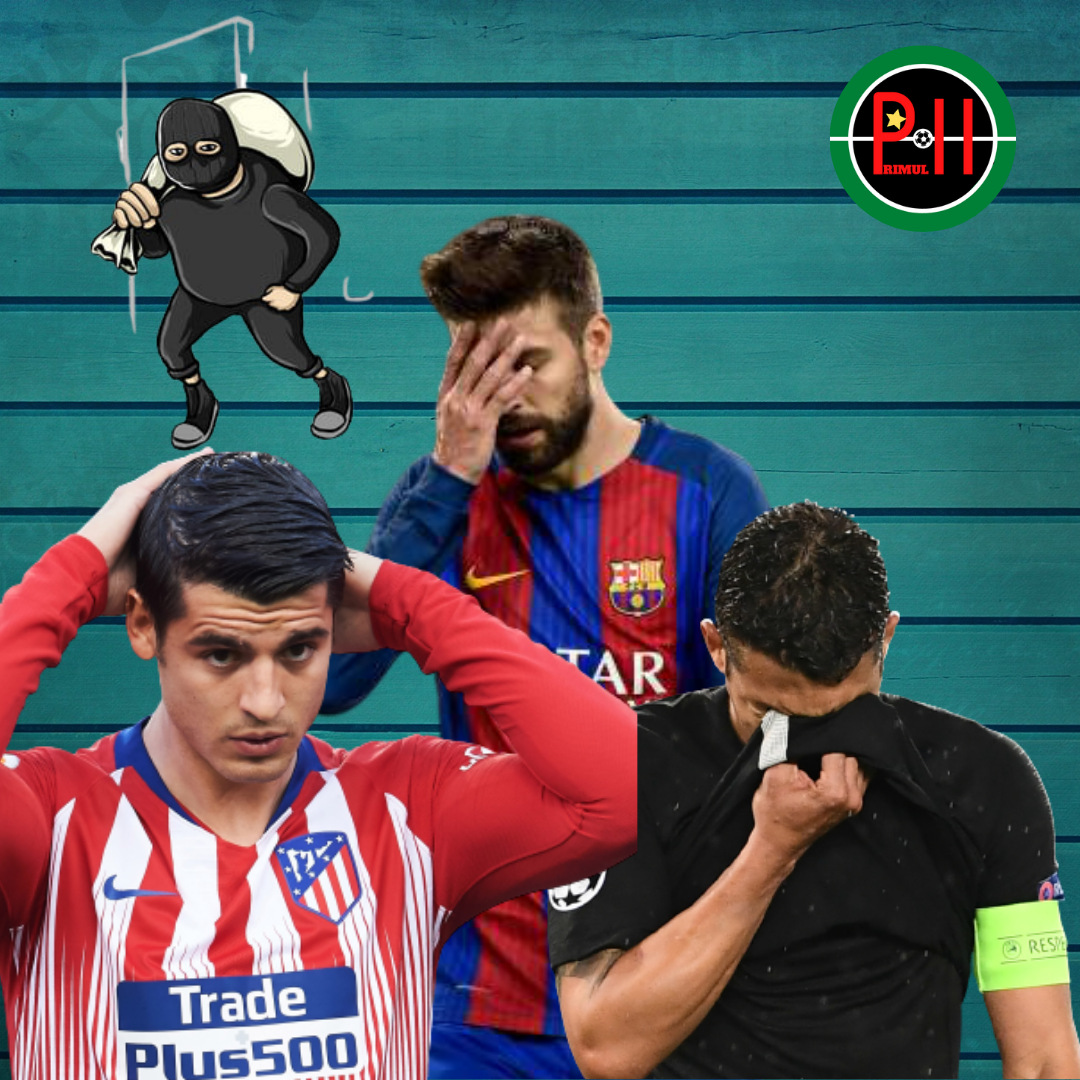 Lista fotbaliștilor prădați de hoți. Sursă foto: primul11.com