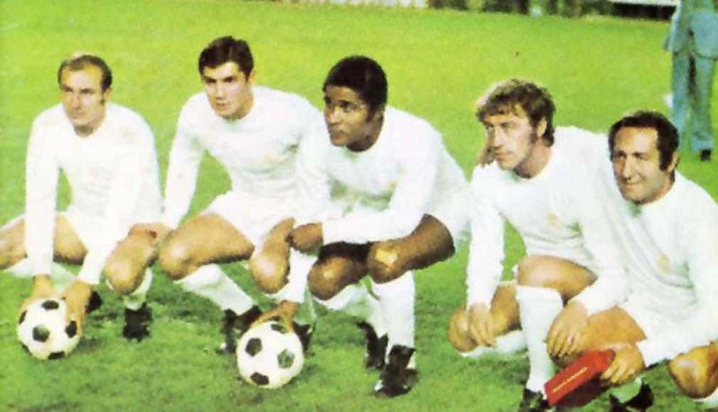 Nicolae Dobrin în meciul demonstrativ pentru Real Madrid. Sursă foto:evenimentulzilei.ro