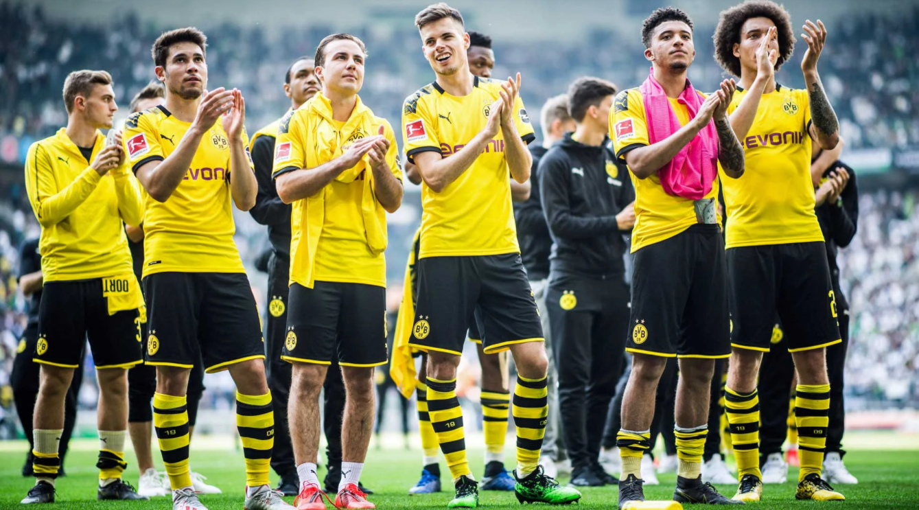 Jucătorii Borussiei Dortmund. Sursă foto: bundesliga.de