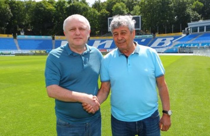 Mircea Lucescu și Ivan Surkis. Sursă foto: gsp.ro
