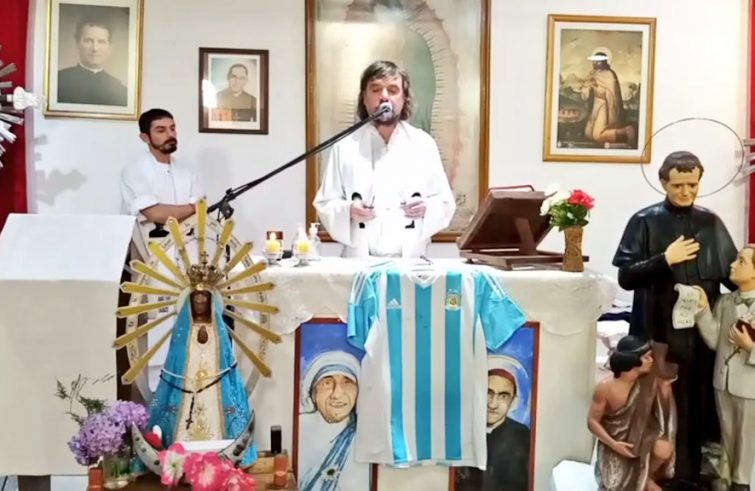 Biserica lui Maradona. Sursă foto: goal.com