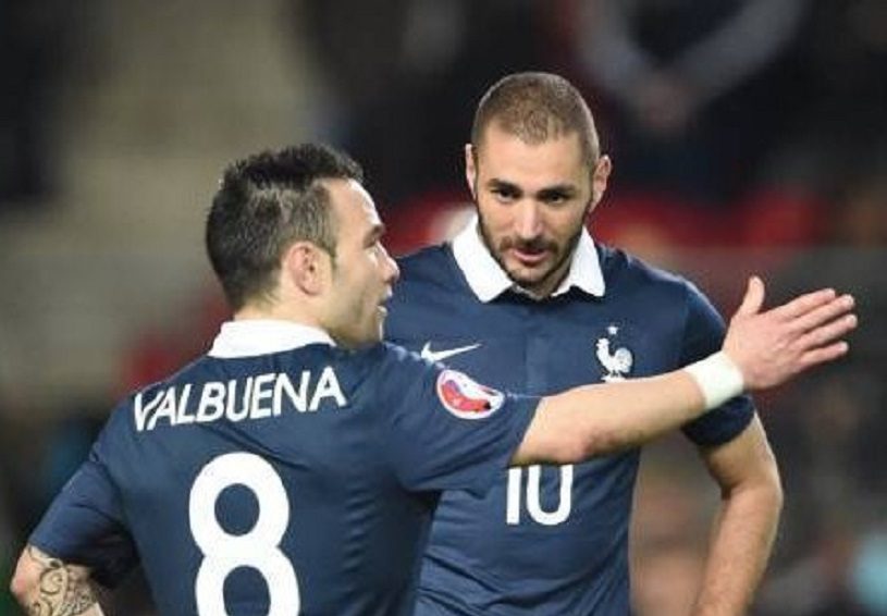 Reacția lui Valbuena când a aflat că Benzema a fost convocat la naționala Franței. Sursă foto: goal.com