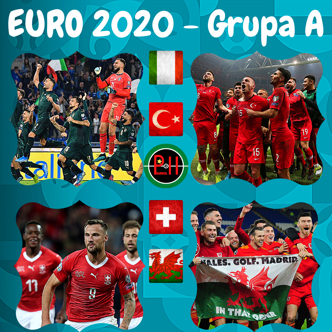 QUIZ despre grupa A de la EURO 2020. Sursă foto: primul11.com