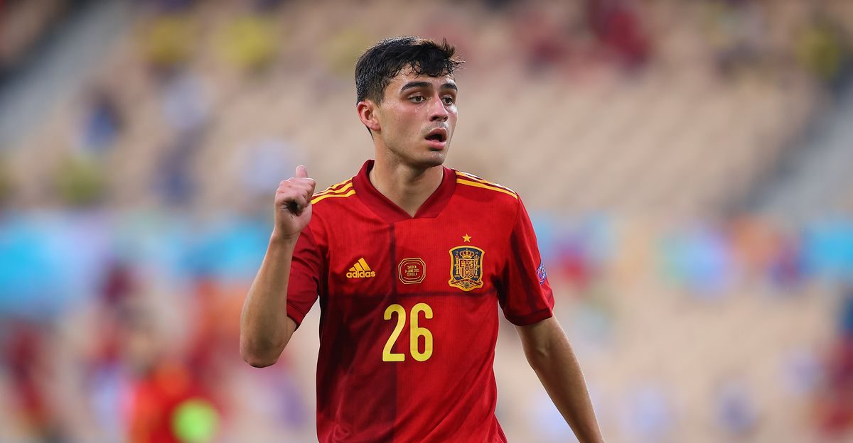 Pedri în naționala Spaniei. Sursă foto: goal.com