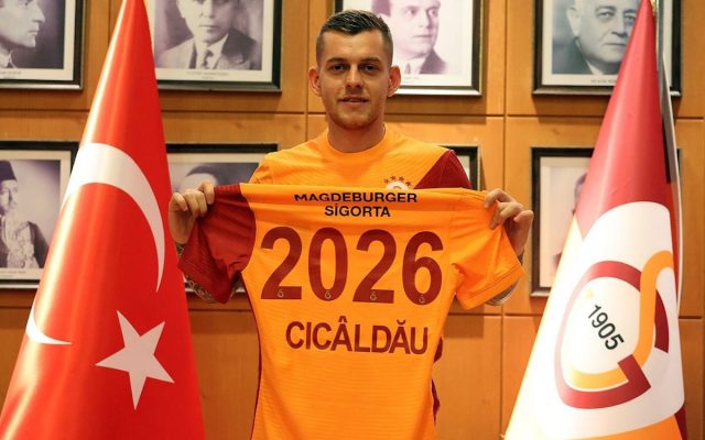 Alexandru Cicâldău la Galatasaray. Sursă foto: gsp.ro