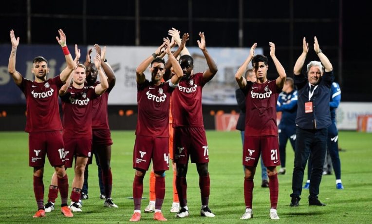 Clujenii, cu gândul la NK Maribor. Sursă foto; gsp.ro