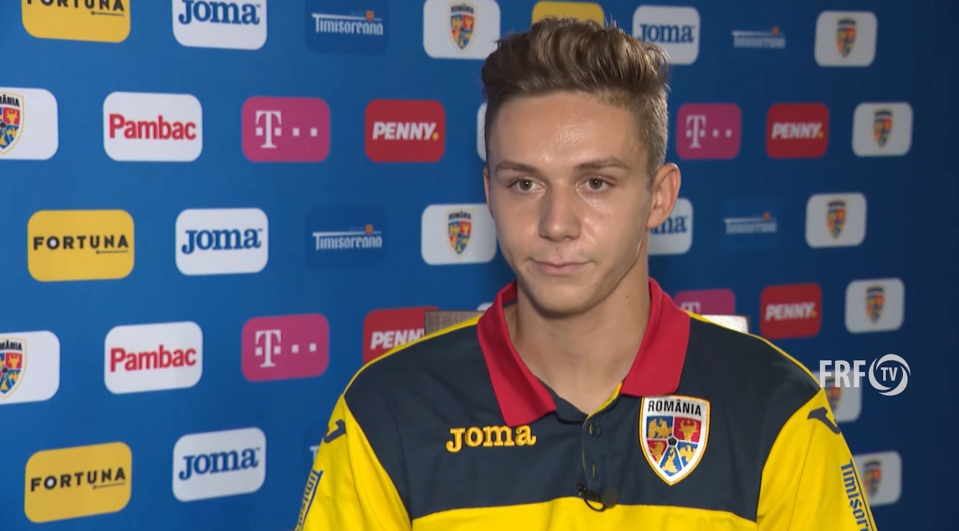 Veste proastă pentru României U21! Louis Munteanu, scos din joc. Cum arată lotul. Sursă foto: frf.ro