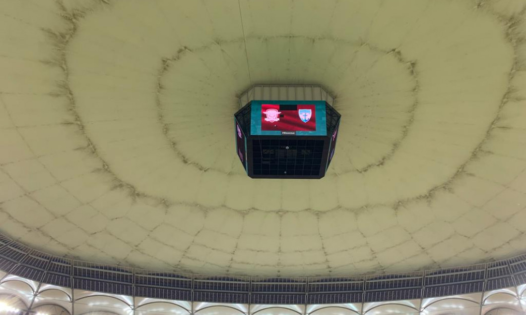 De ce s-a tras acoperișul pe National Arena la meciul Rapid - Voluntari, deși nu a plouat. Sursă foto: gsp.ro