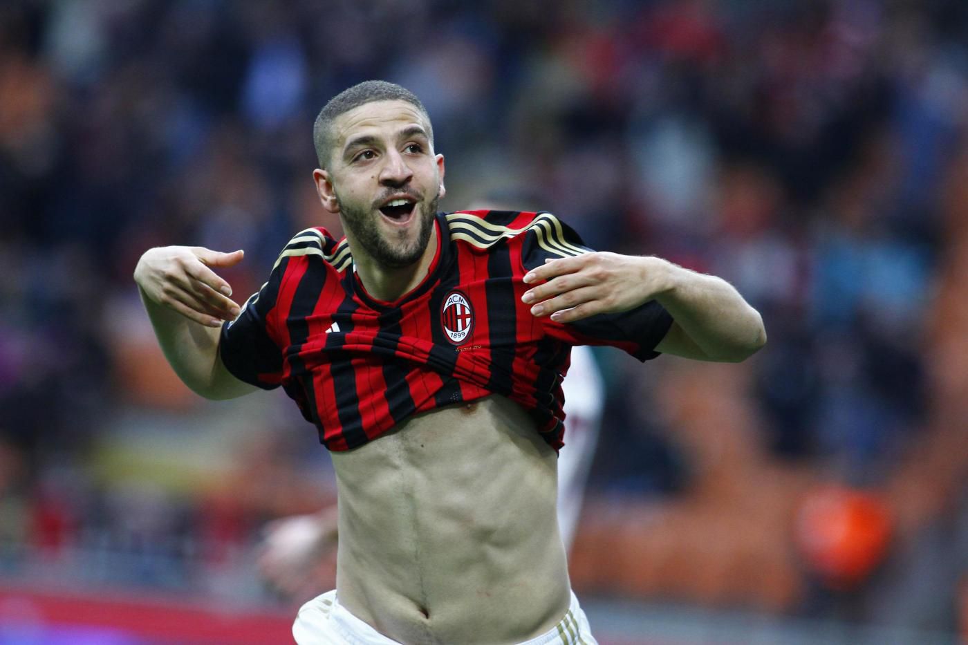 Adel Taarabt la AC Milan. Sursă foto: 90min.com