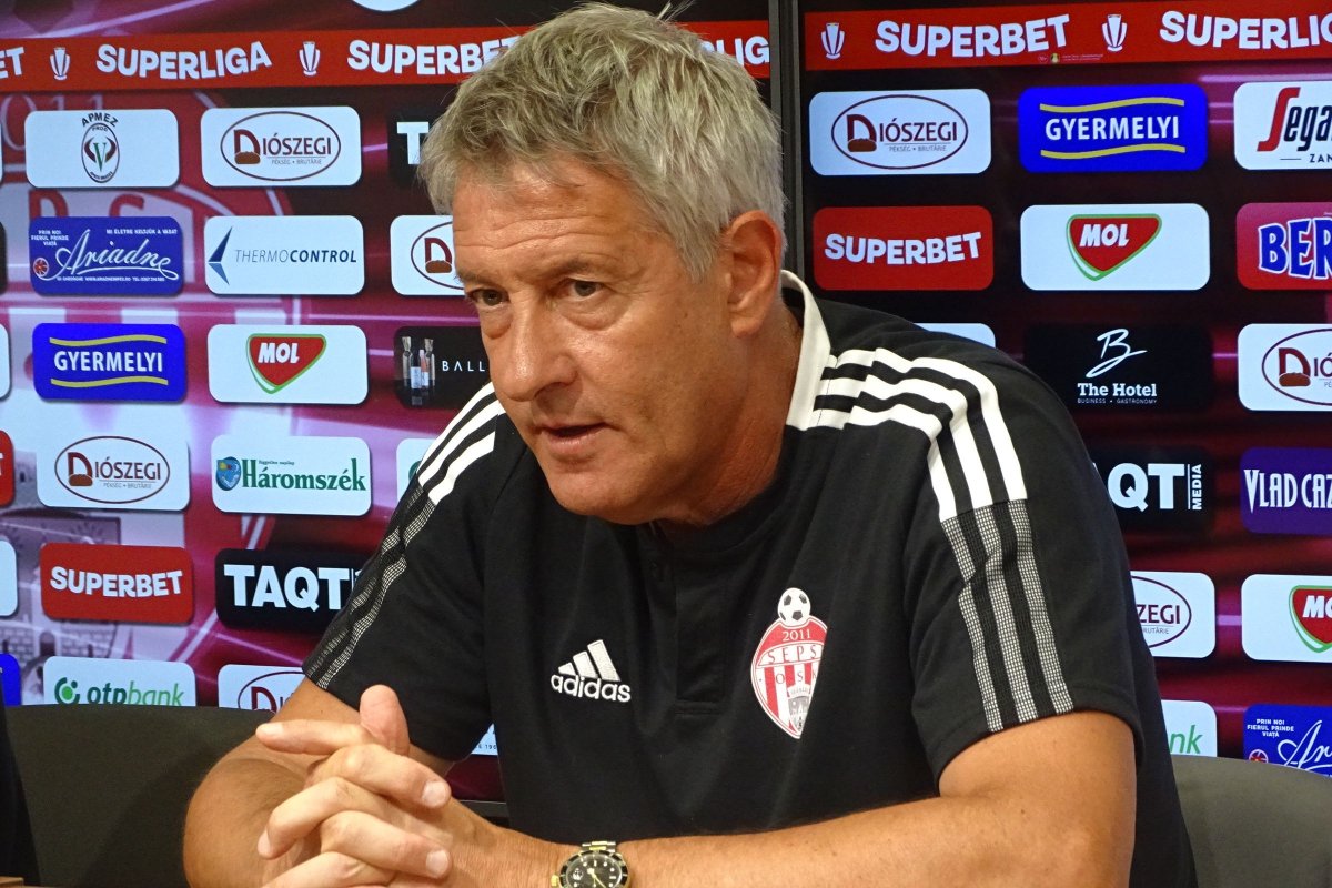 Cristiano Bergodi, speriat de fanii lui U Cluj. Sursă foto: sepsi.ro