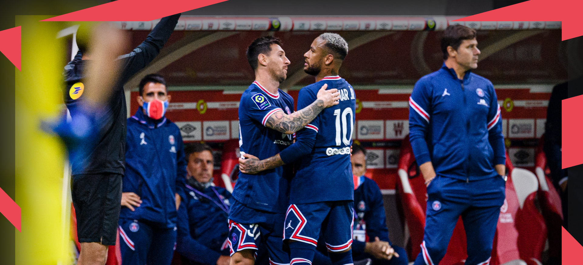 Neymar îl laudă pe Lionel Messi după Supercupa Franței. Sursă foto: goal.com